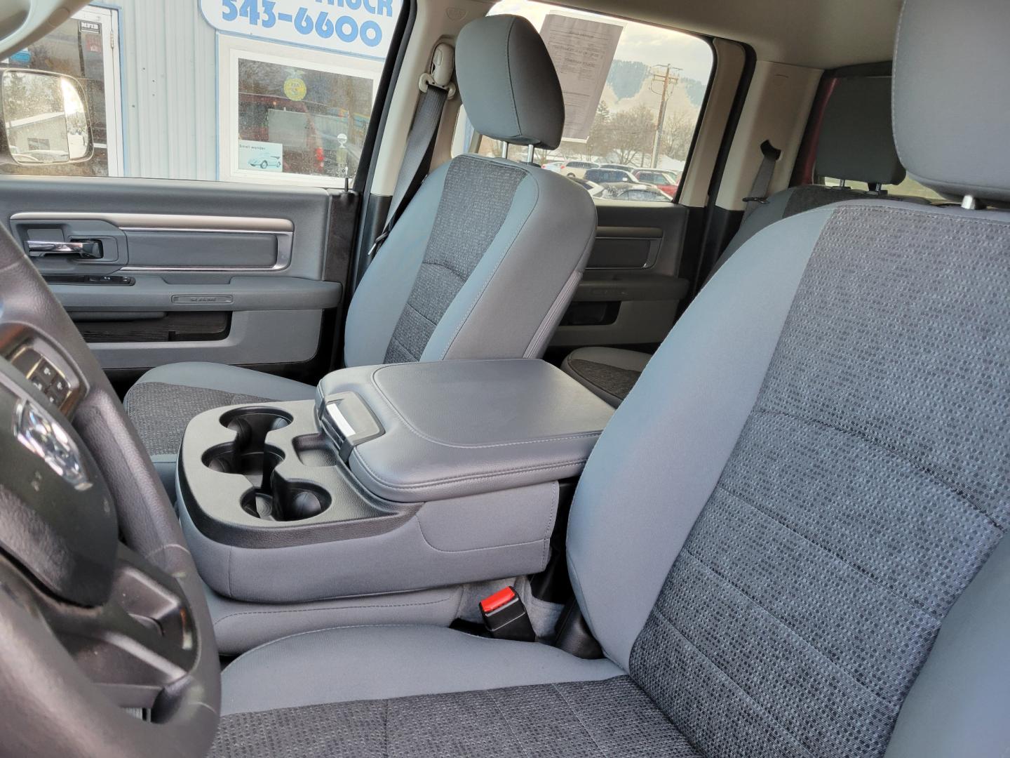 2018 Maroon /Black RAM 2500 SLT (3C6UR5DL4JG) with an 6.7 L Cummins Turbo Diesel engine, 6-Speed Automatic transmission, located at 450 N Russell, Missoula, MT, 59801, (406) 543-6600, 46.874496, -114.017433 - Only 12,839 Miles. Mint Condition/ 4 Wheel Drive. 6.7L Cummins Turbo Diesel. 6 Speed Automatic Transmission. Matching Topper. Touchscreen Display. AM FM Bluetooth. Power Drivers Seat. Air. Cruise. Tilt. Power Windows and Locks. Backup Camera. - Photo#20